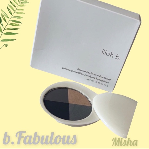 Lilah b. Palette Perfection Eye Quad Color: b. Fabulous Smokey NIB - Picture 6 of 10